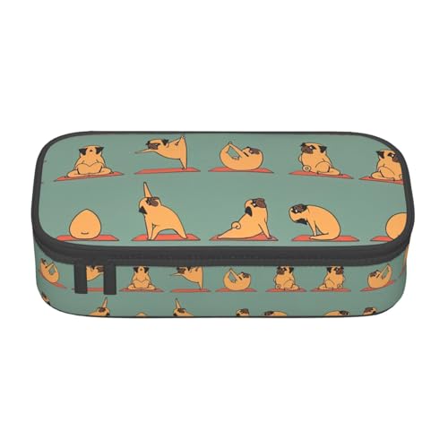 ZhanGM Federmäppchen mit Tigerstreifen-Druck – Mehrzweck-Stift-Organizer, Schulbedarf, Schreibwaren, Make-up und Bürogebrauch, Yoga Mops, Einheitsgröße, Schulranzen ZhanGM Federmäppchen mit Tigerstreifen-Druck – Mehrzweck-Stift-Organizer, Schulbedarf, Schreibwaren, Make-up und Bürogebrauch, Yoga Mops, Einheitsgröße, Schulranzen von ZhanGM