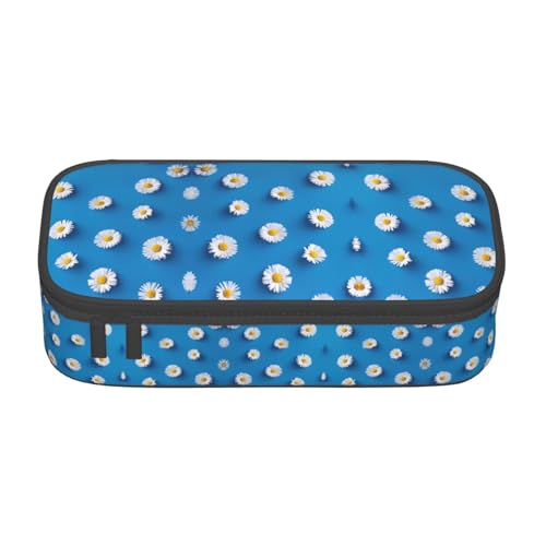 ZhanGM Federmäppchen mit abstraktem geometrischem Muster, Weltraumdruck, Mehrzweck-Stift-Organizer, Schulbedarf, Schreibwaren, Make-up und Bürogebrauch, Weißer Gänseblümchen, Einheitsgröße ZhanGM Federmäppchen mit abstraktem geometrischem Muster, Weltraumdruck, Mehrzweck-Stift-Organizer, Schulbedarf, Schreibwaren, Make-up und Bürogebrauch, Weißer Gänseblümchen, Einheitsgröße von ZhanGM