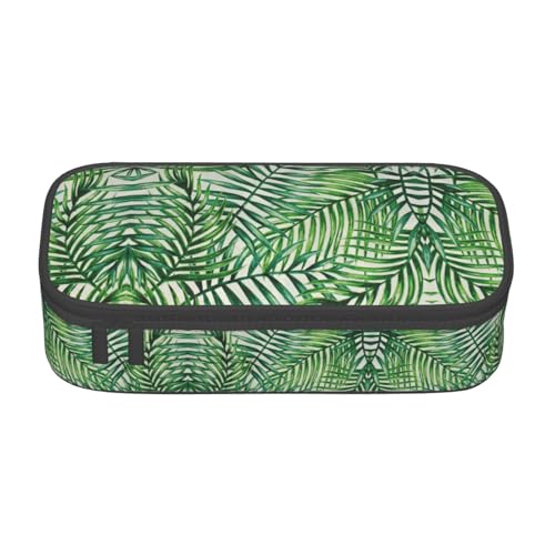 ZhanGM Federmäppchen mit grünem Bananenblatt-Druck, Mehrzweck-Stift-Organizer, Schulbedarf, Schreibwaren, Make-up und Bürogebrauch, Bananenblatt-Grün, Einheitsgröße, Schulranzen ZhanGM Federmäppchen mit grünem Bananenblatt-Druck, Mehrzweck-Stift-Organizer, Schulbedarf, Schreibwaren, Make-up und Bürogebrauch, Bananenblatt-Grün, Einheitsgröße, Schulranzen von ZhanGM