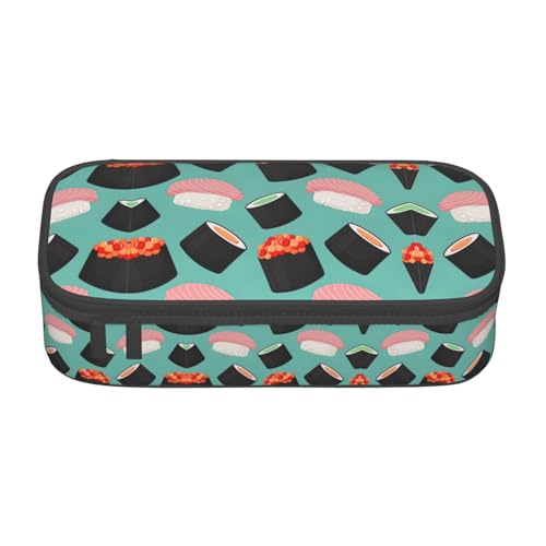 ZhanGM Federmäppchen mit niedlichem Libellen-Druck, Mehrzweck-Stift-Organizer, Schulbedarf, Schreibwaren, Make-up und Bürogebrauch, Sushi-Essen-Muster1, Einheitsgröße, Schulranzen ZhanGM Federmäppchen mit niedlichem Libellen-Druck, Mehrzweck-Stift-Organizer, Schulbedarf, Schreibwaren, Make-up und Bürogebrauch, Sushi-Essen-Muster1, Einheitsgröße, Schulranzen von ZhanGM
