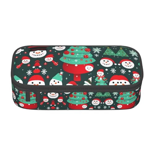 ZhanGM Federmäppchen mit niedlichem Libellen-Druck, Mehrzweck-Stift-Organizer, Schulbedarf, Schreibwaren, Make-up und Bürogebrauch, Weihnachtsbaum und Schneemann, Einheitsgröße, Schulranzen ZhanGM Federmäppchen mit niedlichem Libellen-Druck, Mehrzweck-Stift-Organizer, Schulbedarf, Schreibwaren, Make-up und Bürogebrauch, Weihnachtsbaum und Schneemann, Einheitsgröße, Schulranzen von ZhanGM