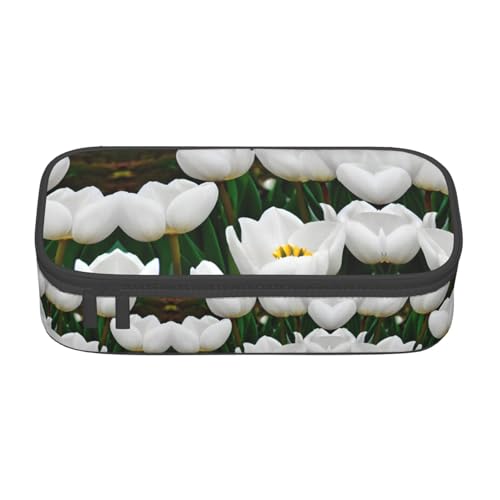 ZhanGM Kiwi Birds Federmäppchen mit niedlichem Druck – Mehrzweck-Stift-Organizer, Schulbedarf, Schreibwaren, Make-up und Bürogebrauch, Weiße Tulpen, Einheitsgröße, Schulranzen ZhanGM Kiwi Birds Federmäppchen mit niedlichem Druck – Mehrzweck-Stift-Organizer, Schulbedarf, Schreibwaren, Make-up und Bürogebrauch, Weiße Tulpen, Einheitsgröße, Schulranzen von ZhanGM