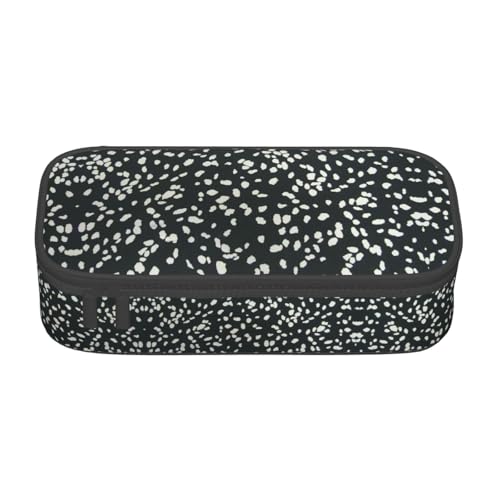 ZhanGM Schwarzes und weißes Federmäppchen mit Leopardenmuster – Mehrzweck-Stift-Organizer, Schulbedarf, Schreibwaren, Make-up und Bürogebrauch, Schwarz-Weißer Leopardenmuster, Einheitsgröße ZhanGM Schwarzes und weißes Federmäppchen mit Leopardenmuster – Mehrzweck-Stift-Organizer, Schulbedarf, Schreibwaren, Make-up und Bürogebrauch, Schwarz-Weißer Leopardenmuster, Einheitsgröße von ZhanGM