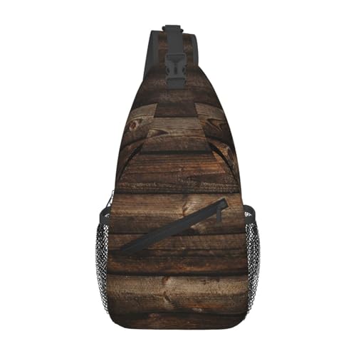 ZhanGM Unisex Leichter Fashion Cactus Print Sling Rucksack - Cross Chest Bag für Reisen, Wandern und Alltag, Braunes Holz., Einheitsgröße ZhanGM Unisex Leichter Fashion Cactus Print Sling Rucksack - Cross Chest Bag für Reisen, Wandern und Alltag, Braunes Holz., Einheitsgröße von ZhanGM