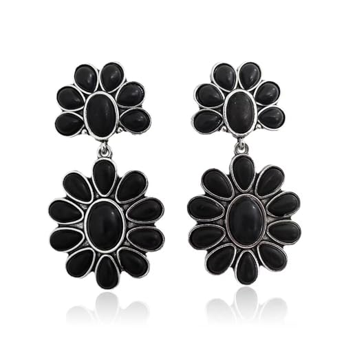 Türkisfarbene böhmische baumelnde Metall-Ohrringe, große ovale Ohrringe, Statement-Tropfen-Ohrringe, Western-Ohrringe für Frauen, Einheitsgröße, Türkis, Kein Edelstein Türkisfarbene böhmische baumelnde Metall-Ohrringe, große ovale Ohrringe, Statement-Tropfen-Ohrringe, Western-Ohrringe für Frauen, Einheitsgröße, Türkis, Kein Edelstein von Zhang shine