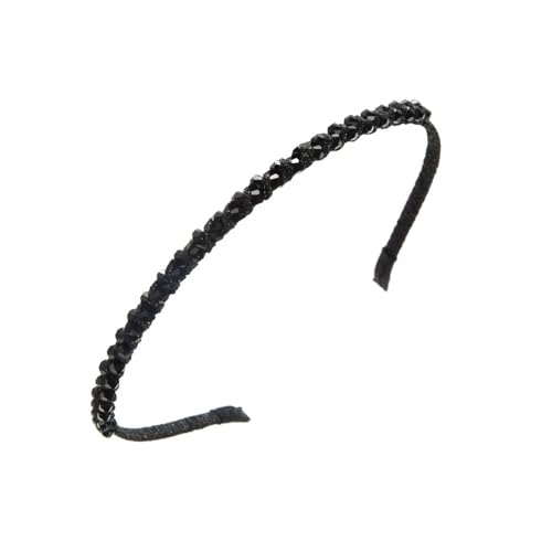 ZhangGreet Schwarzes Crystay glänzendes Damen-Stirnband mit Perlen für Mädchen, Kopfbedeckung, Strass, Perlen, Haarschmuck, modische Haarbänder, Haarpflege ZhangGreet Schwarzes Crystay glänzendes Damen-Stirnband mit Perlen für Mädchen, Kopfbedeckung, Strass, Perlen, Haarschmuck, modische Haarbänder, Haarpflege von ZhangGreet