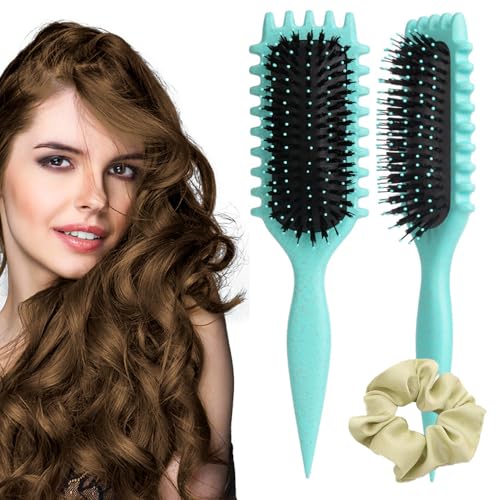 Curl Defining Brush, Haarbürste Multifunktionale Lockenbürste, Haarbürste zum Kämmen und Formen, für Männer Frauen Curl Defining Brush, Haarbürste Multifunktionale Lockenbürste, Haarbürste zum Kämmen und Formen, für Männer Frauen von ZhangJJJJJJJ