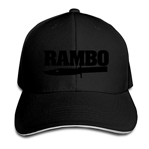 ZhangLinFu Rambo Knife Baseball Caps Verstellbare Sandwich Caps von ZhangLinFu