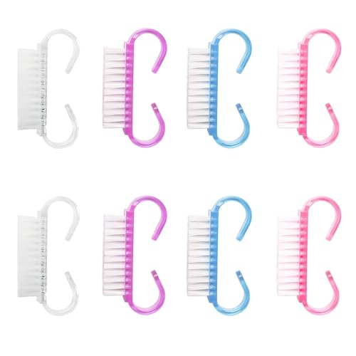 Zhangfang Nagelbürste, Nagelreinigungsbürste mit Kunststoffgriff, Nagelwerkzeuge für Männer und Frauen, kann an Händen und Füßen verwendet werden, 8 Stück Zhangfang Nagelbürste, Nagelreinigungsbürste mit Kunststoffgriff, Nagelwerkzeuge für Männer und Frauen, kann an Händen und Füßen verwendet werden, 8 Stück von Zhangfang