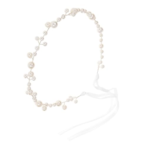 Zhangzitao Perlenband-Stirnband, geeignet für Hochzeitsbräute, weiche Kopfbedeckung, leichte und elegante Haar-Accessoires, geeignet für Frauen und Bräute Zhangzitao Perlenband-Stirnband, geeignet für Hochzeitsbräute, weiche Kopfbedeckung, leichte und elegante Haar-Accessoires, geeignet für Frauen und Bräute von Zhangzitao