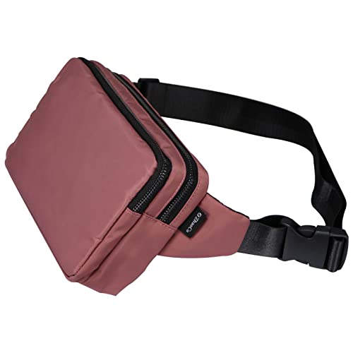 Bauchtasche Gürteltasche für Herren und Damen Hüfttasche mit Verstellbarem Schnallenriemen für Hundespaziergang Laufen Wandern Joggen - Rosa von ZhaoCo