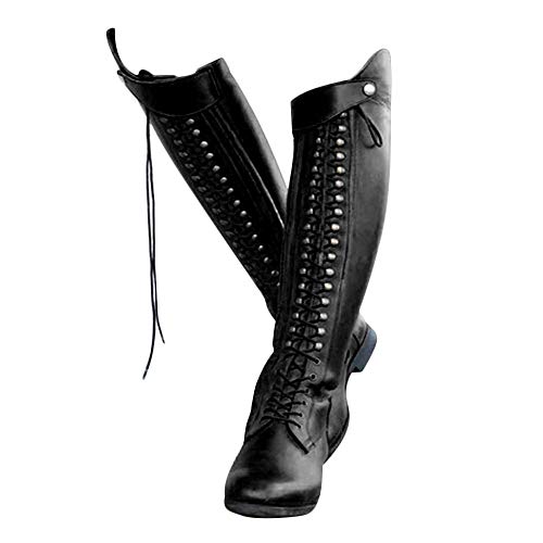 Zhaolina888 Reitstiefel Damen Leder Lange Kniehohe Reitsport Harness Stiefel Zhaolina888 Reitstiefel Damen Leder Lange Kniehohe Reitsport Harness Stiefel von Zhaolina888