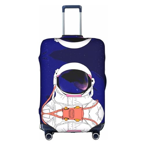Zhengjia Sommer-Hawaii-Reisegepäckabdeckung, Koffer-Schutztasche, passend für 45,7 - 81,3 cm große Gepäckstücke, Cooler Mann in Galaxie, XL von Zhengjia