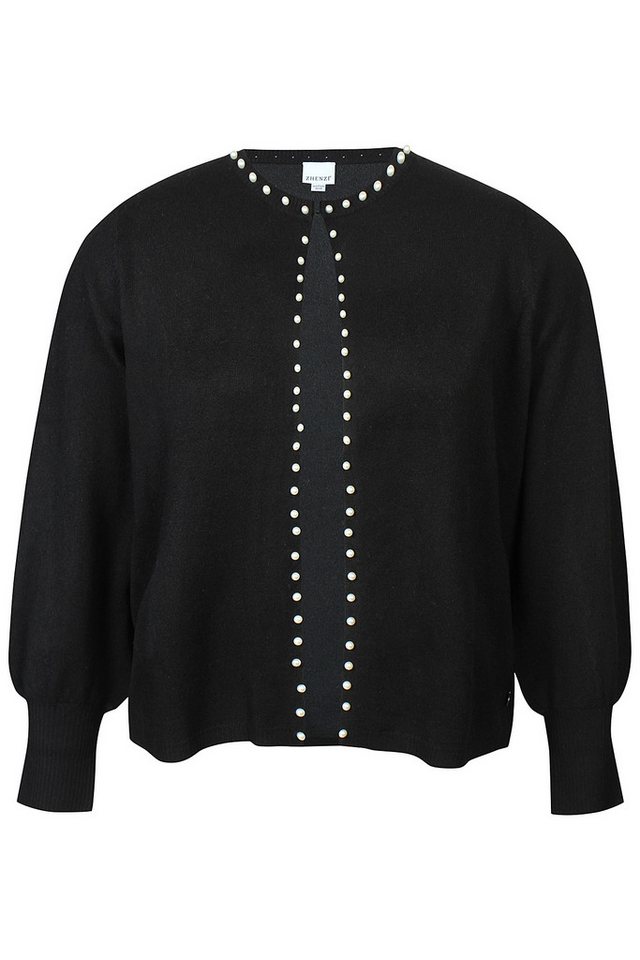 Zhenzi Strickjacke Strickjacke Elga mit Perlenverzierung mit Perlenverzierung von Zhenzi