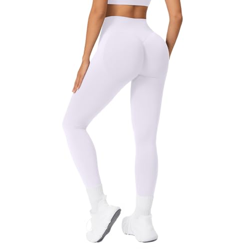 Zhiaek Booty Scrunch Butt Sport Leggings Damen Gym Leggings Push Up High Waist Yogahose Blickdicht Seamless Sporthose für Fitness Joggen Workout von Zhiaek