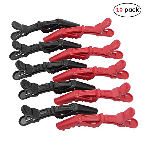 Haarstyling-Clips, 10 Stück, Krokodilklemme für Frauen, Salon-Haar-Clips, rutschfeste Friseur-Abtrennung, Haarspangen für Mädchen Haarstyling-Clips, 10 Stück, Krokodilklemme für Frauen, Salon-Haar-Clips, rutschfeste Friseur-Abtrennung, Haarspangen für Mädchen von Zhichengbosi