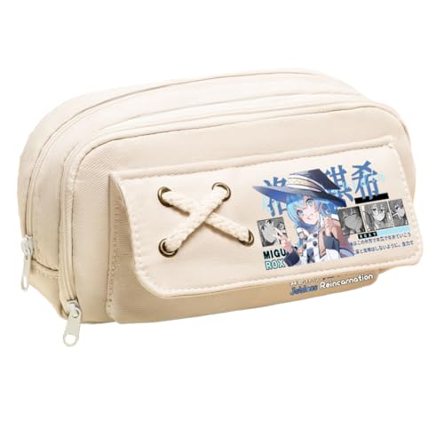 Roxy Migurdia FedermäPpchen Sylphy Anime Pencil Box Schule Versorgung Tasche Große Kapazität Double Zip Pen Pouch Cartoon Print Schreibwaren Tasche Roxy Migurdia FedermäPpchen Sylphy Anime Pencil Box Schule Versorgung Tasche Große Kapazität Double Zip Pen Pouch Cartoon Print Schreibwaren Tasche von Zhifly
