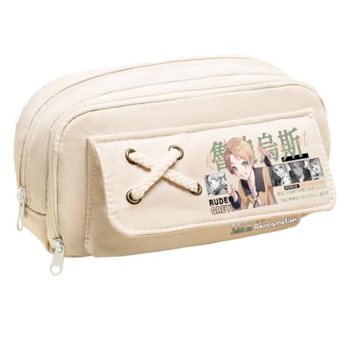 Roxy Migurdia FedermäPpchen Sylphy Anime Pencil Box Schule Versorgung Tasche Große Kapazität Double Zip Pen Pouch Cartoon Print Schreibwaren Tasche Roxy Migurdia FedermäPpchen Sylphy Anime Pencil Box Schule Versorgung Tasche Große Kapazität Double Zip Pen Pouch Cartoon Print Schreibwaren Tasche von Zhifly