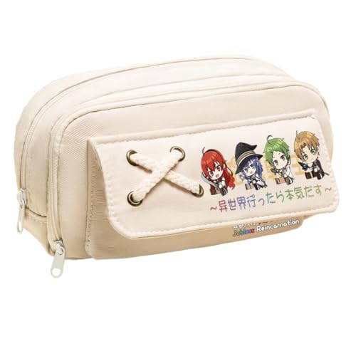 Roxy Migurdia FedermäPpchen Sylphy Anime Pencil Box Schule Versorgung Tasche Große Kapazität Double Zip Pen Pouch Cartoon Print Schreibwaren Tasche Roxy Migurdia FedermäPpchen Sylphy Anime Pencil Box Schule Versorgung Tasche Große Kapazität Double Zip Pen Pouch Cartoon Print Schreibwaren Tasche von Zhifly