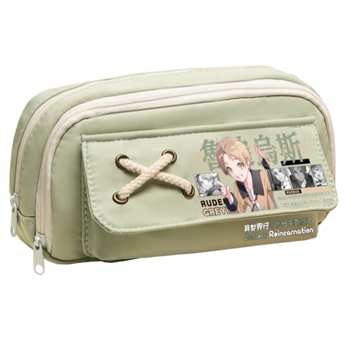 Roxy Migurdia FedermäPpchen Sylphy Anime Pencil Box Schule Versorgung Tasche Große Kapazität Double Zip Pen Pouch Cartoon Print Schreibwaren Tasche Roxy Migurdia FedermäPpchen Sylphy Anime Pencil Box Schule Versorgung Tasche Große Kapazität Double Zip Pen Pouch Cartoon Print Schreibwaren Tasche von Zhifly