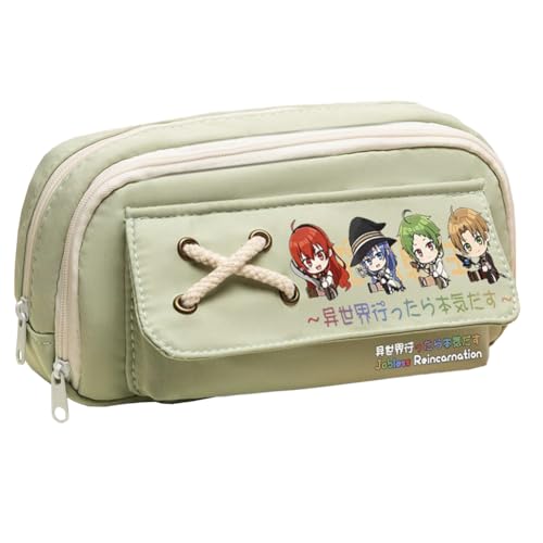 Roxy Migurdia FedermäPpchen Sylphy Anime Pencil Box Schule Versorgung Tasche Große Kapazität Double Zip Pen Pouch Cartoon Print Schreibwaren Tasche Roxy Migurdia FedermäPpchen Sylphy Anime Pencil Box Schule Versorgung Tasche Große Kapazität Double Zip Pen Pouch Cartoon Print Schreibwaren Tasche von Zhifly