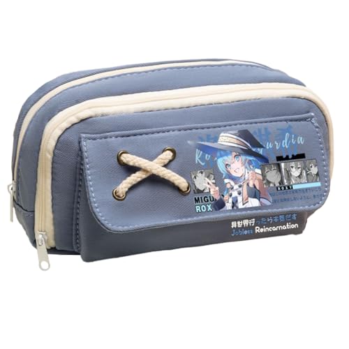 Roxy Migurdia FedermäPpchen Sylphy Anime Pencil Box Schule Versorgung Tasche Große Kapazität Double Zip Pen Pouch Cartoon Print Schreibwaren Tasche Roxy Migurdia FedermäPpchen Sylphy Anime Pencil Box Schule Versorgung Tasche Große Kapazität Double Zip Pen Pouch Cartoon Print Schreibwaren Tasche von Zhifly
