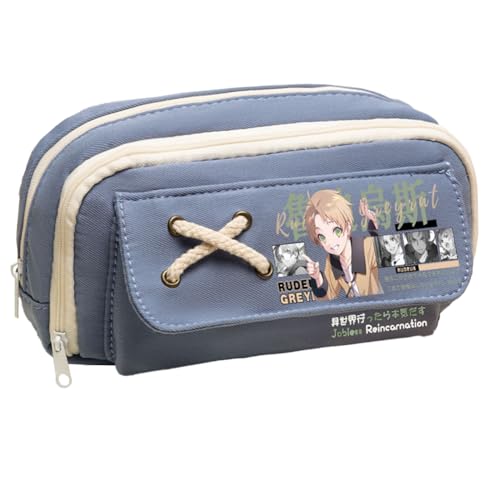 Roxy Migurdia FedermäPpchen Sylphy Anime Pencil Box Schule Versorgung Tasche Große Kapazität Double Zip Pen Pouch Cartoon Print Schreibwaren Tasche Roxy Migurdia FedermäPpchen Sylphy Anime Pencil Box Schule Versorgung Tasche Große Kapazität Double Zip Pen Pouch Cartoon Print Schreibwaren Tasche von Zhifly