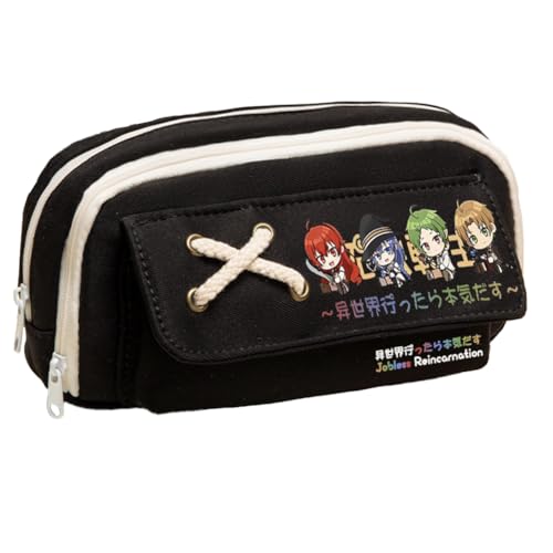 Roxy Migurdia FedermäPpchen Sylphy Anime Pencil Box Schule Versorgung Tasche Große Kapazität Double Zip Pen Pouch Cartoon Print Schreibwaren Tasche Roxy Migurdia FedermäPpchen Sylphy Anime Pencil Box Schule Versorgung Tasche Große Kapazität Double Zip Pen Pouch Cartoon Print Schreibwaren Tasche von Zhifly