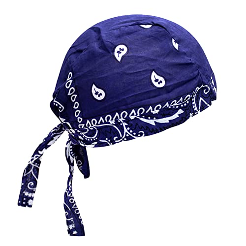 Zhiyao Bandana Cap Unterm Radhelm Sommer Kopftücher Fahrrad Mütze Kopftuch Piraten Tücher Luftiger Stoff Für Schwimmen Joggen Laufen Wandern Berggehen Radfahren Hip Hop Motorrad Outdoor Piratenhut von Zhiyao