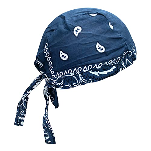 Zhiyao Bandana Cap Unterm Radhelm Sommer Kopftücher Fahrrad Mütze Kopftuch Piraten Tücher Luftiger Stoff Für Schwimmen Joggen Laufen Wandern Berggehen Radfahren Hip Hop Motorrad Outdoor Piratenhut von Zhiyao