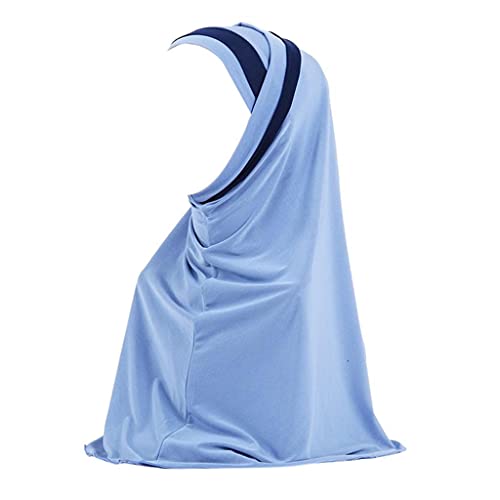 Zhiyao Damen Hijab Muslimische Muslimische Frauen Schal Kopfbedeckung Hidschab Islamische Gesichtsschleier Turban Hals Chemo Kappe Bandana Haartuch Beanie Mützen von Zhiyao