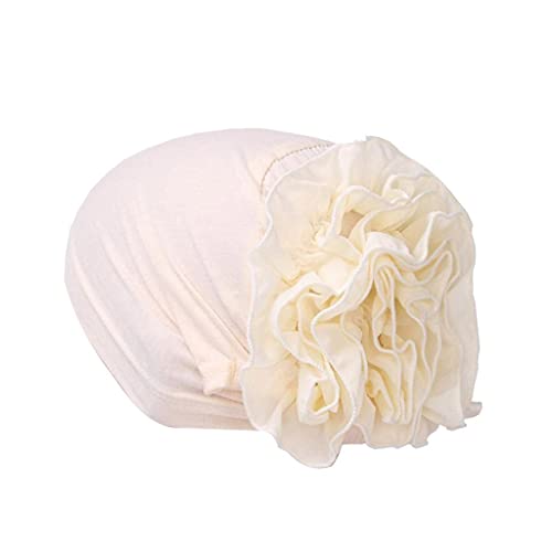 Zhiyao Damen Mütze Winter Frauen Muslim Chiffon Hijab Kopftuch Beanie mit Blume Muslimischen Warme Wintermütze Herbst Chemo Hut von Zhiyao