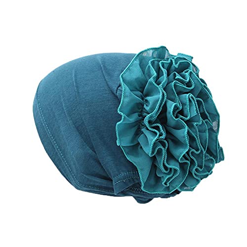 Zhiyao Damen Mütze Winter Frauen Muslim Chiffon Hijab Kopftuch Beanie mit Blume Muslimischen Warme Wintermütze Herbst Chemo Hut von Zhiyao