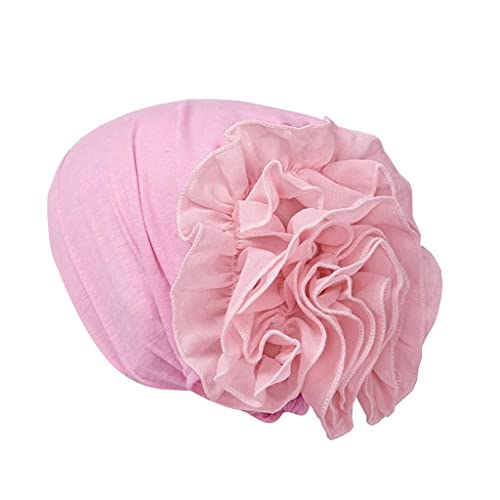 Zhiyao Damen Mütze Winter Frauen Muslim Chiffon Hijab Kopftuch Beanie mit Blume Muslimischen Warme Wintermütze Herbst Chemo Hut von Zhiyao