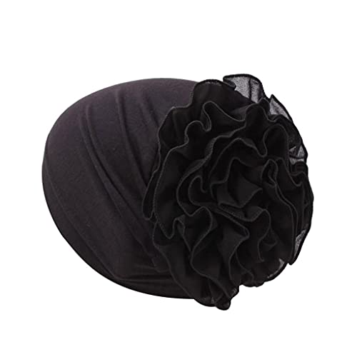 Zhiyao Damen Mütze Winter Frauen Muslim Chiffon Hijab Kopftuch Beanie mit Blume Muslimischen Warme Wintermütze Herbst Chemo Hut von Zhiyao