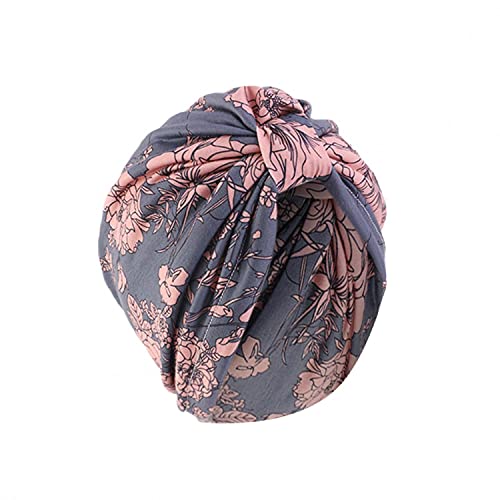 Zhiyao Frauen Indien Hut Muslimische Kopftuch Chemo Hut Beanie Schal Turban Turbanmütze Kopfbedeckung Schlafmütze für Haarverlust Chemo Krebs Cap von Zhiyao