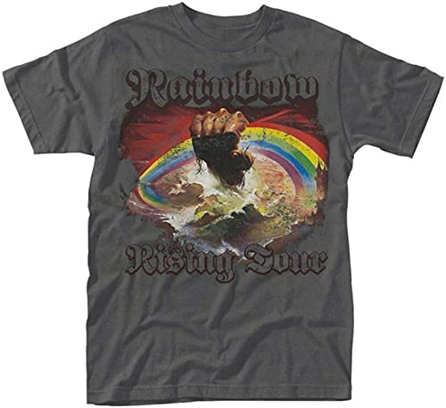 Rainbow 'Rising Tour 76' T-Shirt Charcoal XL Rainbow 'Rising Tour 76' T-Shirt Charcoal XL von ZhongSanqing