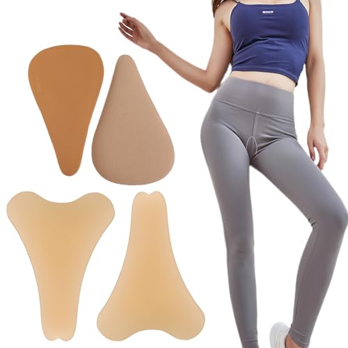 ZhongShuang 4 Stück Concealer Safe, Leggings Secret Pads Wiederverwendbare,Guard Zum Schwimmen Traceless Invisible Adhesive Für Frauen von ZhongShuang