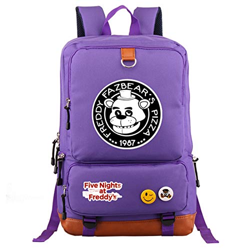 FNAF Schultasche New Anime Rucksack Outdoor Cartoon Rucksack Oxford Anime Taschen Casual Daypacks Reisetasche für Damen & Herren 43,2 cm, Typ10, von Zhongkaihua