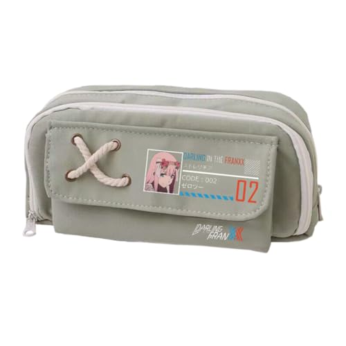 Zhongkaihua Anime Federmäppchen 02/Zero Merch Federmäppchen Aufbewahrung Große Kapazität Student Schreibwaren Geschenke Jungen Mädchen, Typ 1, Federmäppchen von Zhongkaihua