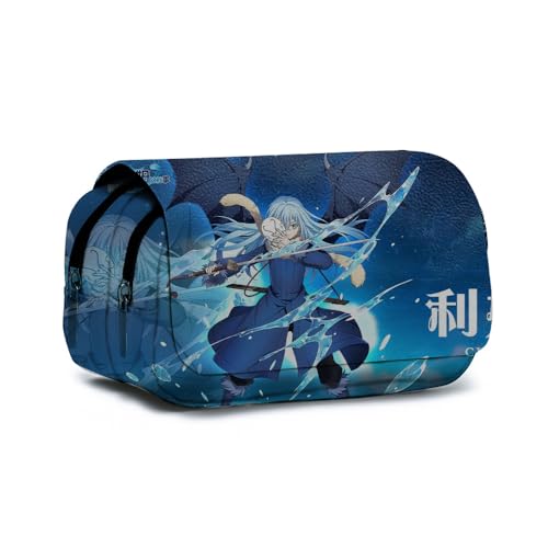 Zhongkaihua Anime-Federmäppchen mit Aufschrift "That Time I Got Reincarnated as a Slime Merch", Federmäppchen, Tasche, Schüler, Schulbedarf, Schreibwaren für Mädchen, Jungen, Kinder, Typ 6, von Zhongkaihua
