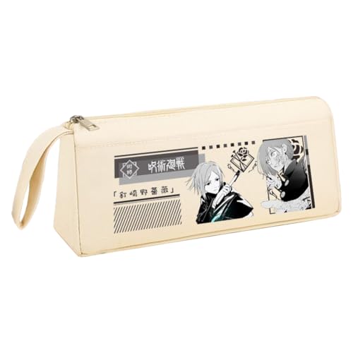 Zhongkaihua Anime JJK Gojo Satoru Federmäppchen Große Kapazität Itadori Yuji Student Leinwand Federmäppchen Fans, Geschenk für Schulanfang, Typ 12, 21 x 9 x 6 cm, Federmäppchen von Zhongkaihua