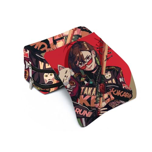 Zhongkaihua Dan DA DAN Federmäppchen Ayase Momo Takakura Ken Thema Mode Cartoon Schreibwaren Federmäppchen für Mädchen Jungen Schulgeschenk Große Kapazität Schulanfang Stifttasche, Typ 2, 22 x 9 x 12 von Zhongkaihua