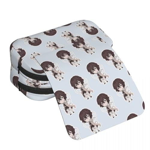 Zhongkaihua Dazai Osamu Nakahara Chuuya Fashion Schreibwaren Federmäppchen für Mädchen Jungen Schulgeschenk 3D-Druck Große Kapazität Schulanfang Stifttasche, Typ 5, 21 x 10 x 7.5 cm, Federmäppchen von Zhongkaihua