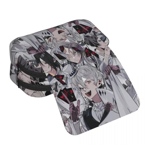 Zhongkaihua Dazai Osamu Nakahara Chuuya Fashion Schreibwaren Federmäppchen für Mädchen Jungen Schulgeschenk 3D-Druck Große Kapazität Schulanfang Stifttasche, Typ 9, 21 x 10 x 7.5 cm, Federmäppchen von Zhongkaihua