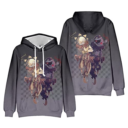 Zhongkaihua FNAF Hoodie FNAF Security Breach Hoodie Sundrop and Moondrop Cosplay Hoodie Sweatshirt für Teenager Erwachsene, Typ9, M von Zhongkaihua