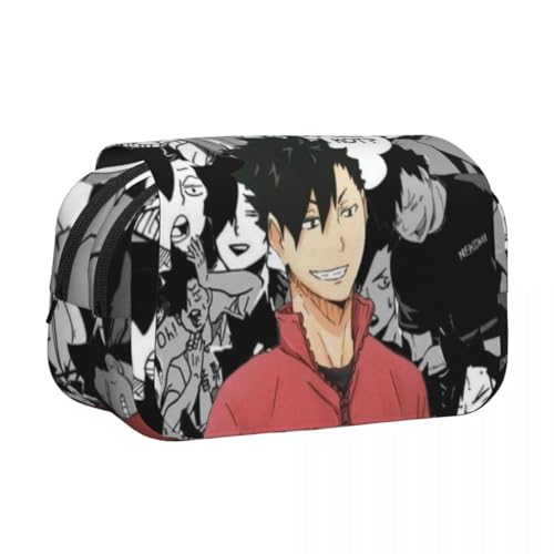 Zhongkaihua Hinata Shoyo/Tobio Kageyama/Kozume Kenma Federmäppchen Anime Merch Federmäppchen Große Kapazität mit Reißverschluss, Student Schreibwaren Geschenke für Mädchen Jungen, Typ 6, Federmäppchen von Zhongkaihua