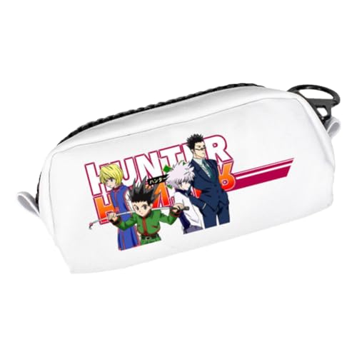 Zhongkaihua Hisoka/Chrollo Lucilfer Anime-Druck-Federmäppchen mit Reißverschluss, großes Fassungsvermögen, 10 x 21 cm, Geschenk für Schule, Schreibwaren, Aufbewahrung, Stiftebeutel, Typ 6, 10x21cm von Zhongkaihua