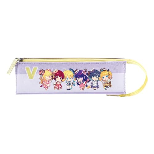 Zhongkaihua Hoshino Ai Hoshino Rubi Federmäppchen für Mädchen und Jungen, Schulgeschenk, großes Fassungsvermögen, modisches Schreibwaren, Schulanfang, Stifttasche, Typ 4, 19.5 x 5.5 cm, Federmäppchen von Zhongkaihua