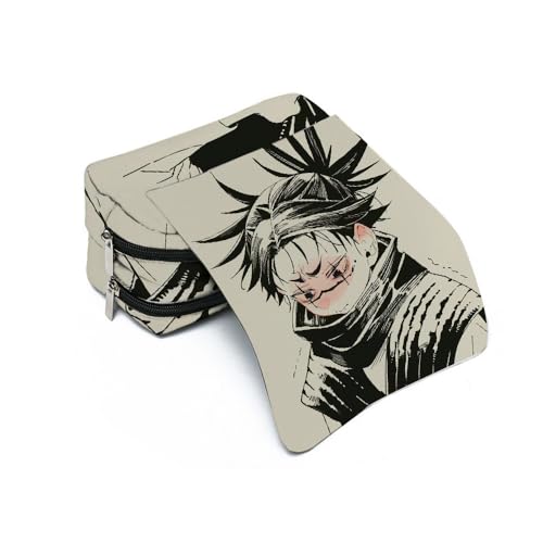 Zhongkaihua JJK Gojo Satoru Itadori Yuuji Fashion Schreibwaren Federmäppchen für Mädchen Jungen Schulgeschenk Große Kapazität Schulanfang Stifttasche, Typ 11, 21 x 10 x 7.5 cm, Federmäppchen von Zhongkaihua